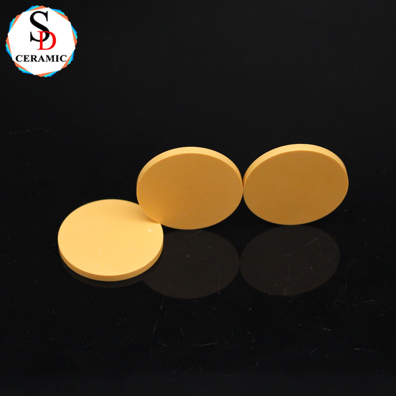 Manufacturer Customized High Precision Magnesia Magnesium Oxide Stabilized Yellow Zirconia Ceramic Parts