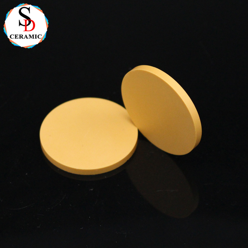 Manufacturer Customized High Precision Magnesia Magnesium Oxide Stabilized Yellow Zirconia Ceramic Parts