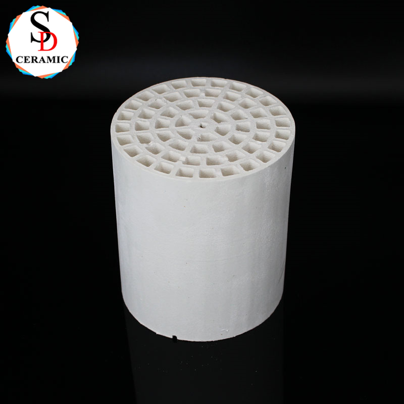 Porous Hot Air Gun Heater Cordierite Ceramic Core Ceramic Honeycomb Tube