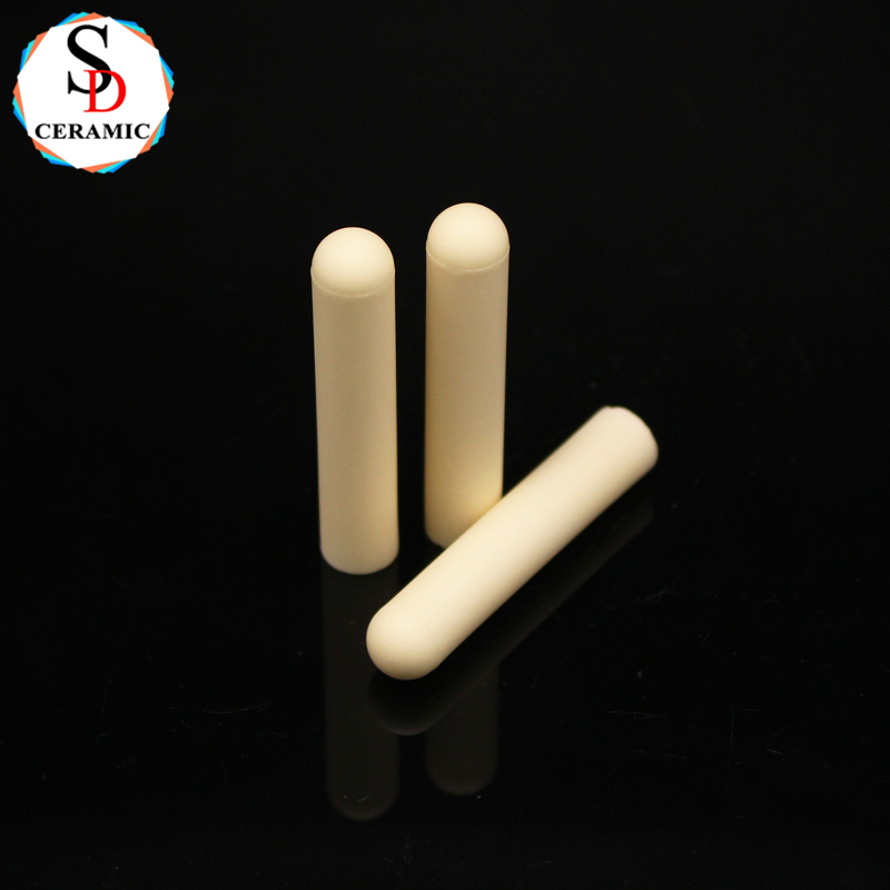 High Al2o3 Aluminum Oxide Rod Alumina Ceramic Shaft Alumina Rod