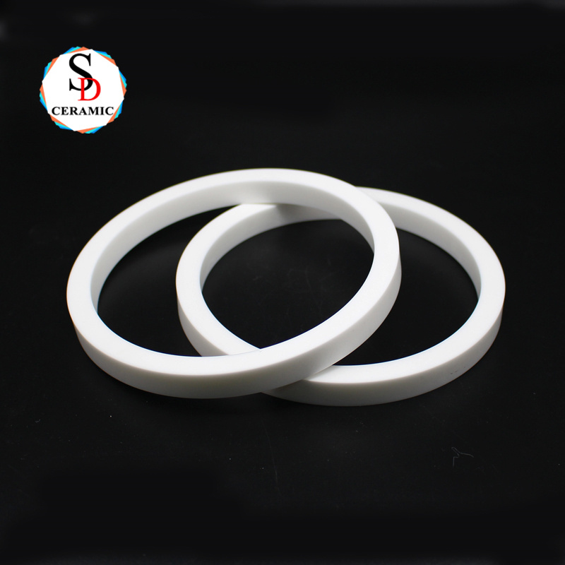 Manufacturer ZrO2 Ceramic Ring High Precision Machining Zirconia Ceramic Parts