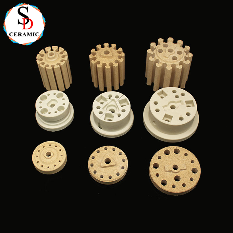 Heat Resistance Electrothermal Element Cordierite Ceramic Core For Bobbin Heater