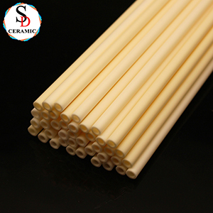 Fine Machining 99 Al2O3 Thermocouple Ceramic Protection Tube