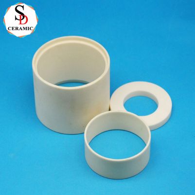 Customized 99%/99.5% Alumina Ceramic Sleeve Ceramic Liner Ceramic Cylinder