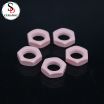 Pink 95 Alumina Ceramic Nut Al2O3 Ceramic Nut