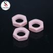 Pink 95 Alumina Ceramic Nut Al2O3 Ceramic Nut