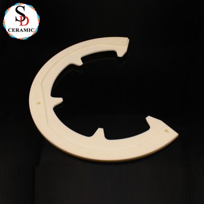 OEM Al2o3 Alumina CNC Ceramic Machining Complicated Ceramic Round Plate Parts