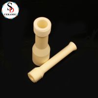 Manufactory Refractory Customized Alumina Ceramic Thread Rod Insulator Long Bar