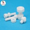 High Hardness Zro2 Insulator Zirconia Ceramic Screw And Ceramic Nut