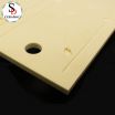 Industrial 99% Alumina Ceramic Sheet Board  Al2O3 Big Ceramic Plate