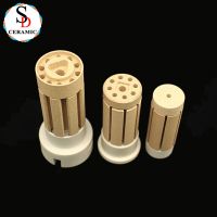 Heat Resistance Electrothermal Element Cordierite Ceramic Core For Bobbin Heater